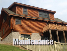  Oak Island, North Carolina Log Home Maintenance